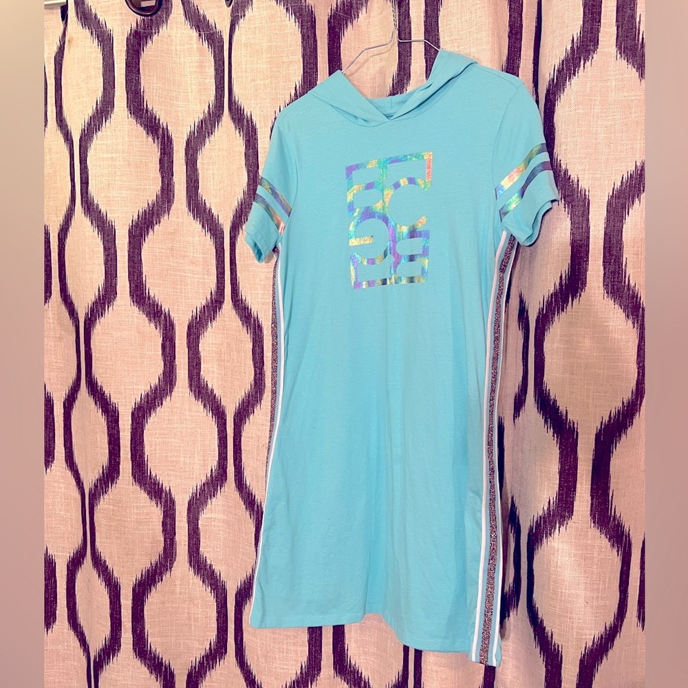GIRLS BCBG HOODED TSHIRT DRESS